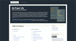 Desktop Screenshot of myproperlife.com