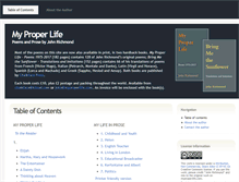 Tablet Screenshot of myproperlife.com